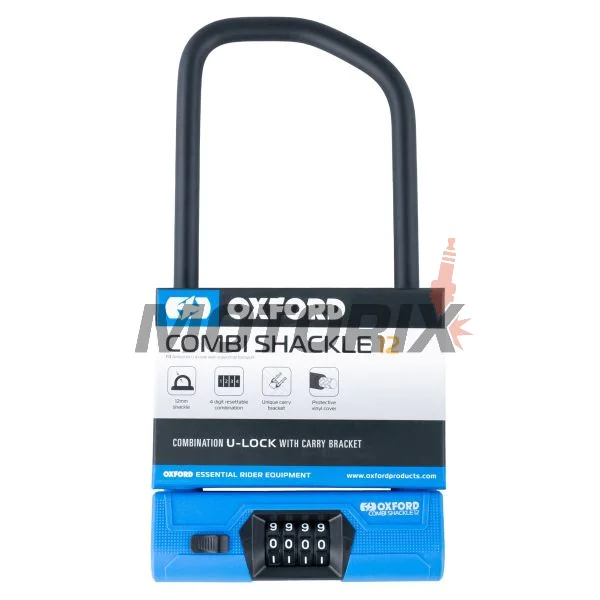 Kódový zámek -OXFORD- Combi Shackle12 12mm, 320x153mm
