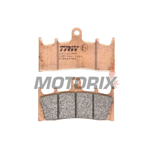 Brzdové destičky -TRW- MCB659TRQ, Kawasaki VN 1500/1600, ZR 1100, ZRX 1100/1200, ZX-6R 600/636, ZX-7R 750, ZX-9R 900; Suzuki GSF 1200, GSX 1400, GSX-R 1000, VZ 1600 - 1996-2008