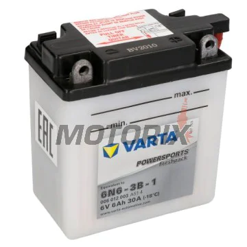 Akumulátor -VARTA- 6N6-3B-1, 6Ah 6.0V