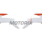 Přední boční plasty -POLISPORT- oranžové/bílé, KTM EXC, EXC-F, SX, SX-F, XC, XC-F 125-500 2013-2016