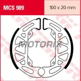 Brzdové čelisti -TRW- MCS989, 110x20mm, Gilera Ice/Typhoon, Piaggio Free/NRG/NTT/Sfera/TPH/Typhoon, Suzuki VZ Marauder (1993-2018)