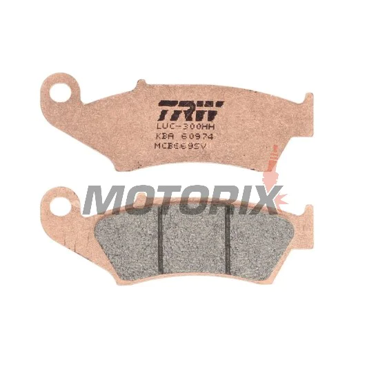 Brzdové destičky -TRW- MCB669SV, Aprilia MXV/RXV, Beta RR, Gas Gas EC/FSE/FSR/MC, Honda CR/CRF/XR/XL, Kawasaki KDX/KLX/KX, Suzuki DR-Z/RM/RM-Z, Yamaha WR/YZ/XT (1993-2020)