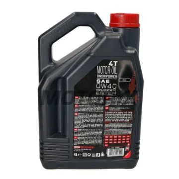 Motorový olej -MOTUL- SNOWPOWER, 0W40, plná syntetika + ester, 4L