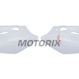 Zadní boční plasty -POLISPORT- bílé, KAWASAKI KX 450 2005-2008