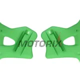 Přední boční plasty -POLISPORT- zelené, KAWASAKI KX 125/250 1996-1998