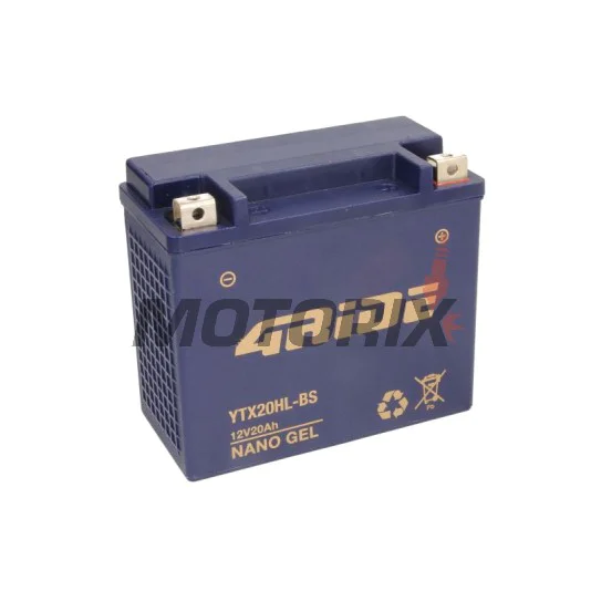 Akumulátor -4 RIDE- YTX20HL-BS 4RIDE GEL, 20Ah 12V