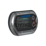 Digitální hodiny na motocykl -OXFORD- DigiClock, černý/stříbrný