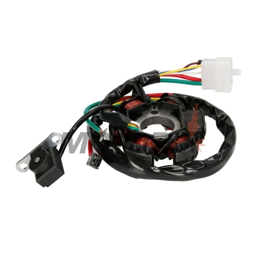 Stator (hvězda) -MOTORIX- 6 Cívek, Honda Dio, Kymco ZX, KB, Peugeot 50cc 2T