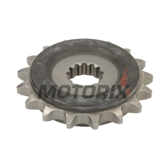 Přední pastorek -JT- JTF580,17RB, 17 zubů, s gumový tlumič, Yamaha FZ 700 1986-1987, FZ 750 1985-1993, FZ6 600 2004-2009, FZR 1000 1987-1995, FZR 750 1987-1992, FZX 700 1986-1987, FZX 750 1986-1997, GTS 1000 1993-2000, YZF 1000 1996-2003