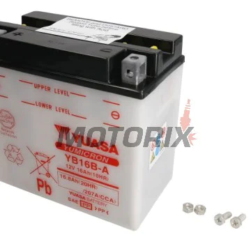 Akumulátor -YUASA- YB16B-A, 17Ah 12V