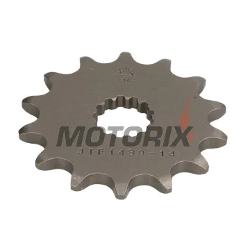 Přední pastorek -JT- JTF1439,14, 14 zubů, Suzuki GSF 250 1990-1994, GSX-R 250 1989, LT 160 1989-2001, 2003-2004, LT-F 160 1991-2004