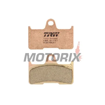 Brzdové destičky -TRW- MCB756SI, CFMoto Terralander 500/625/800 (2011-2013); Yamaha YFM 660 Grizzly/Grizzly Auto 4x4/660F/660FWA/660R Raptor (2002-2008)