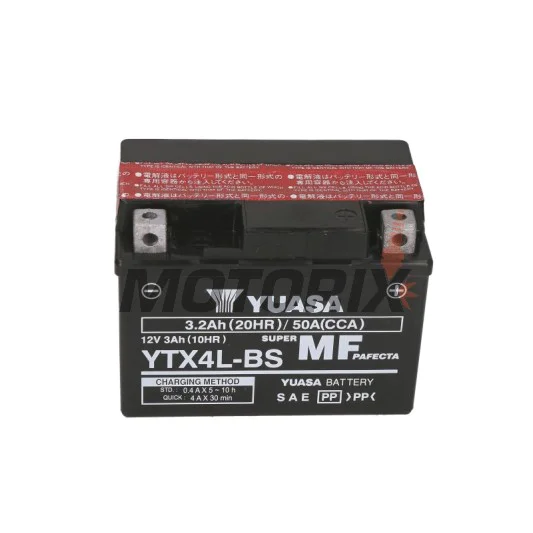 Akumulátor -YUASA- YTX4L-BS, 3Ah 12V