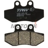 Brzdové destičky -TRW- MCB774, Gilera Runner 125FX/180FXR/180VXR/200VXR (1999-2005), MBK XC 125 Flamex(2005), Peugeot Elyseo 125 (2003), Piaggio Beverly 125/125GT (2002-2005), Yamaha Cygnusx125 (2004-2009)