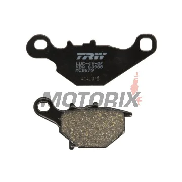 Brzdové destičky -TRW- MCB679, Kawasaki KLX/KMX 125, Suzuki AN125/150, DR-Z125/L, RM80/85, TR50 Street Magic, UC125 Epicuro, UG110 Hokuto (1995-2013)
