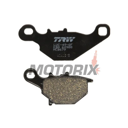 Brzdové destičky -TRW- MCB679, Kawasaki KLX/KMX 125, Suzuki AN125/150, DR-Z125/L, RM80/85, TR50 Street Magic, UC125 Epicuro, UG110 Hokuto (1995-2013)