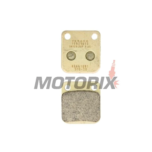 Brzdové destičky -FERODO- FDB250SG, Daelim Delfino/NS/Otello/S2/S-Five/History 50-250 1996-2010; Honda CG/CRF 125-150 2003-2016; Kawasaki Eliminator/KLX/KX/KVF/Prairie/Z 65-400 1997-2020; Suzuki DR 125/200 1985-2017; Yamaha YFM Big Bear 350 1999