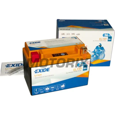 Akumulátor -EXIDE- ELTX9, 36Wh (3Ah), 12V, Lithium-ion