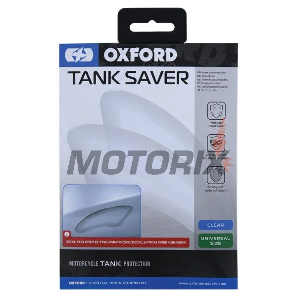 Boční chrániče nádrže -OXFORD- Tank Saver, čiré, sada