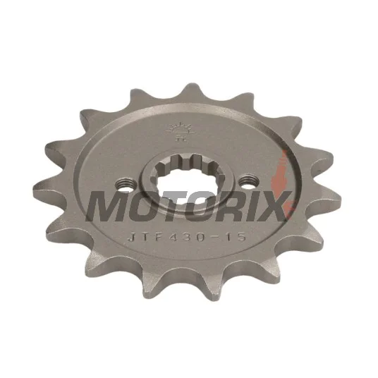 Přední pastorek -JT- JTF430,15, 15 zubů, Kawasaki KX 250 2004-2005, Suzuki GS 300 1982-1985, GSX 250 1982-1983, GT 250 1979-1985, RM-Z 250 2004-2006