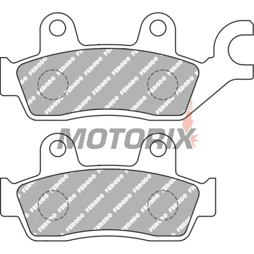 Brzdové destičky -FERODO- FDB2329EF, Honda CB 125 Twister/125F/125E, GLC 150 Shadow 2010-202