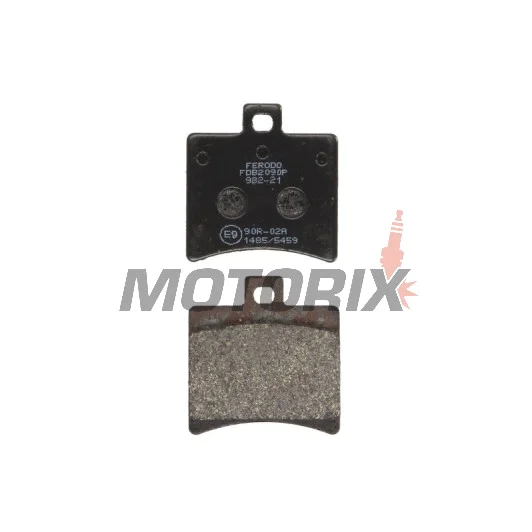 Brzdové destičky -FERODO- FDB2090P, Aprilia Atlantic 125-500, Leonardo 250-300, RS 125, SR 50, Scarabeo 50-500, Sportcity 125-300, Benelli Velvet 125-250, Beta Eikon 50-150, Malaguti F18 125, Madison 125-500, Password 250, Phantom Max 125-200, Spider Max
