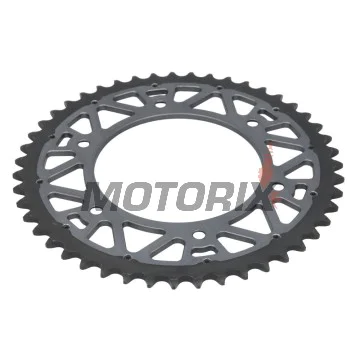 Zadní rozeta -JT- JTX210,47GR, 47 zubů, šedý, hybridní, Betamotor RR 125 2018-2021, RR 250 2013-2021, RR 400 2013-2016, RR 450 2013-2014, Honda CR 125 1983-2007, CR 250 1984-2008, CR 500 1984-2001, CRF 150 2003-2018, CRF 230 2003-2017