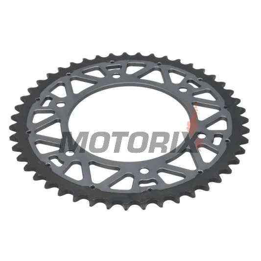 Zadní rozeta -JT- JTX210,47GR, 47 zubů, šedý, hybridní, Betamotor RR 125 2018-2021, RR 250 2013-2021, RR 400 2013-2016, RR 450 2013-2014, Honda CR 125 1983-2007, CR 250 1984-2008, CR 500 1984-2001, CRF 150 2003-2018, CRF 230 2003-2017