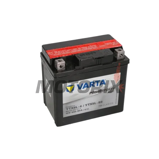 Akumulátor -VARTA- YTX5L-BS, 4Ah 12V