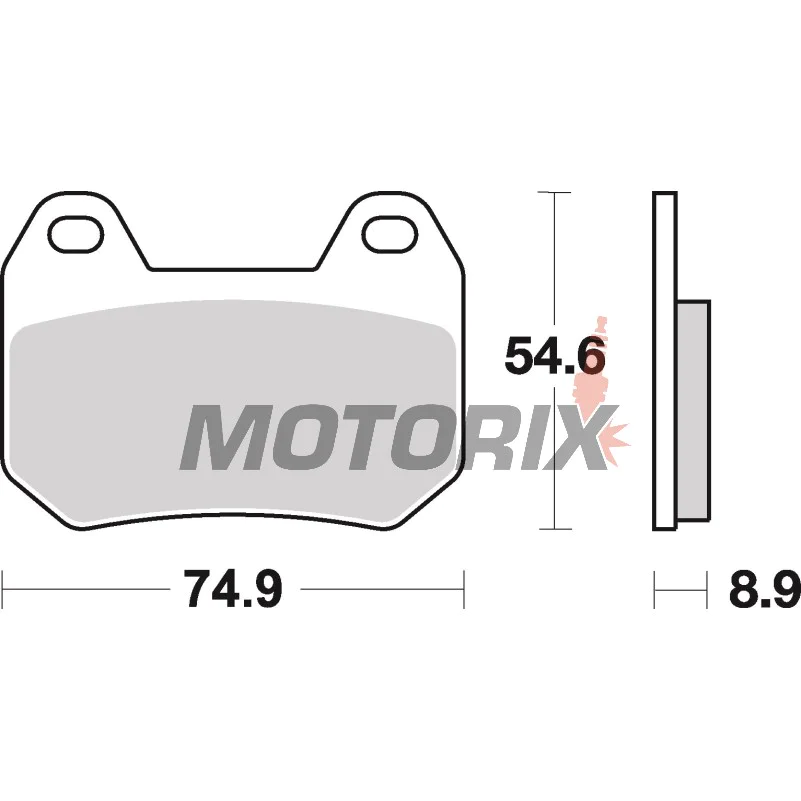 Brzdové destičky -BREMBO- 07BB2507, BMW K1200LT/BMW R1200CL 1999-2006