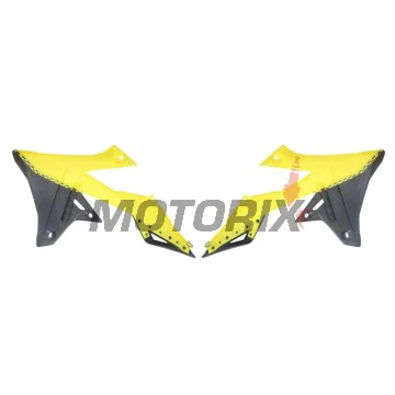 Přední boční plasty -POLISPORT- černé/žluté, SUZUKI RM-Z 250/450 2018-2023