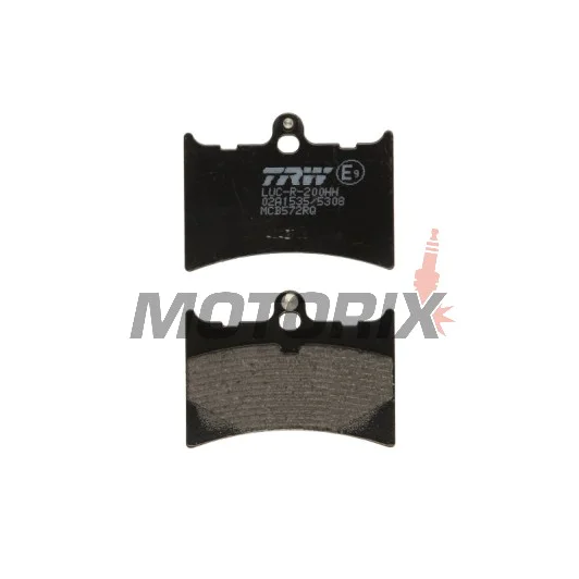 Brzdové destičky -TRW- MCB572RQ, Aprilia AF1 & RS 125 (1988-2006), ATK 250/406/604 Cross & Enduro (1989-1993), Benelli Jarno/Devil/Spring (1989-1995), Gilera CX, Crono, Nordwest, SP, MX (1988-1994), KTM Enduro, GXE, MX, Chrono (1986-1994), Moto Gu