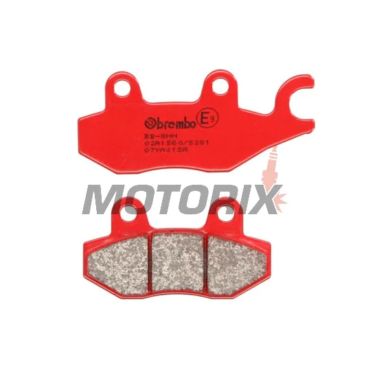 Brzdové destičky -BREMBO- 07YA21SA, ATK/Benelli/Cagiva/Honda/Husqvarna/Hyosung/Kawasaki/Kymco/Malaguti/MZ/MUZ/Peugeot/Triumph/Yamaha 50-1500cc (1985-2022)