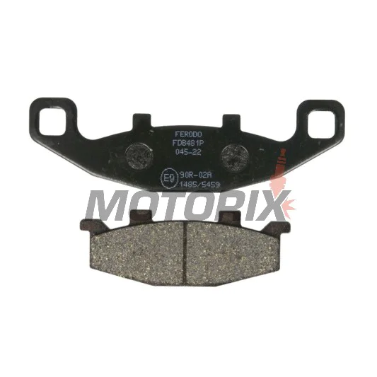Brzdové destičky -FERODO- FDB481P, Kawasaki ER/GPX/GPZ/Tengai/KLE/Eliminator/Zephyr/ZRX/ZX/ZZR, Suzuki DR/GS/Bandit/GSX/VX 400-1200 1988-2008