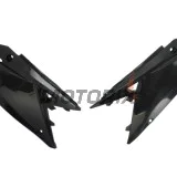 Zadní boční plasty -POLISPORT- černé, HONDA CRF 250/450 2021-2023