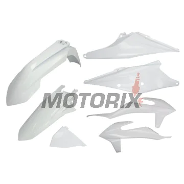 Sada plastů -POLISPORT- bílé, KTM EXC, EXC-F 150-500 2020-2021