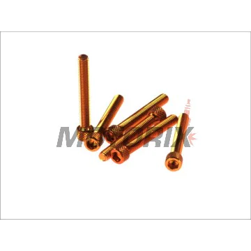 Sada šroubů -VICMA- M6x45, oranžové, 6ks