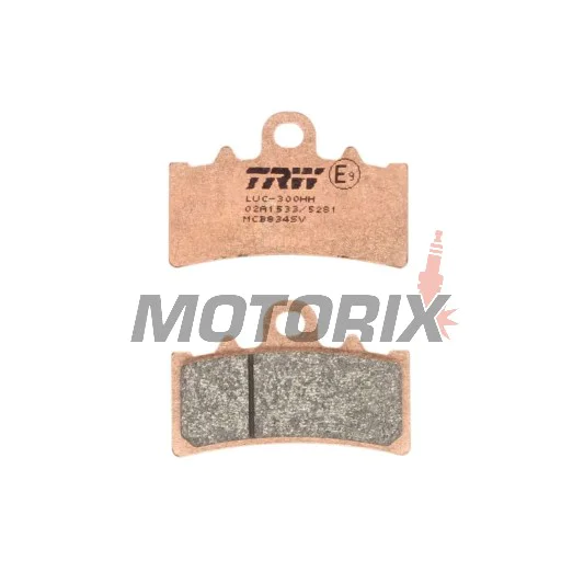 Brzdové destičky -TRW- MCB834SV, BMW C 400 GT, G 310; KTM Duke/RC 125/200/390 (2011-2020)