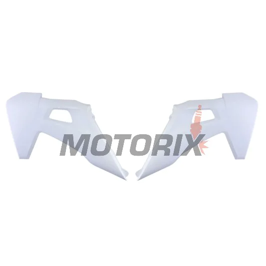 Přední boční plasty -POLISPORT- bílé, HUSQVARNA FC, FE, TC, TE 50-450 2019-2023