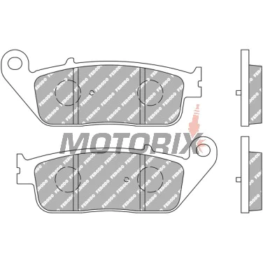 Brzdové destičky -FERODO- FDB2288EF, Kymco Xciting 500i 2008-2015