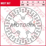 Brzdový kotouč -TRW- MST367, 230mm, Kawasaki ZX-7R Ninja 750P (1996-2002), ZX-7RR Ninja 750N (1996-1999), ZX-9R Ninja 900B (1994-1997), ZXR750 H/J/K/L/M Stinger (1989-1995)