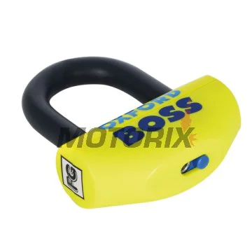 Zámek brzdového kotouče -OXFORD- Boss16 16mm, žlutý