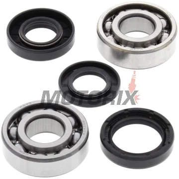 Sada ložisek a gufer klikové hřídele -4 RIDE- Yamaha DT 50 1988-1990, Yamaha DT 80 1981-1983, Yamaha GT 80 1973-1980, Yamaha TY 80 1974-1975, Yamaha YZ 50 1980, Yamaha YZ 60 1981-1983, Yamaha YZ 80 1974-1992