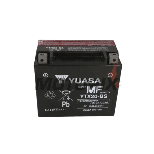 Akumulátor -YUASA- YTX20-BS, 19Ah 12V