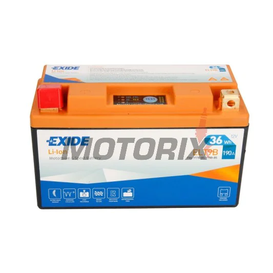 Akumulátor -EXIDE- ELT9B, 42Wh (3Ah), 12V, Lithium-ion