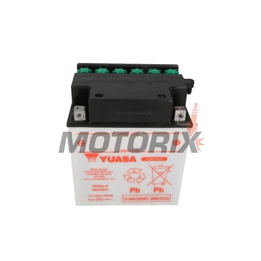 Akumulátor -YUASA- YB30CL-B, 32Ah 12V