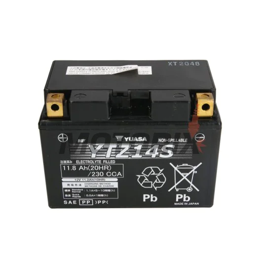 Akumulátor -YUASA- YTZ14S, 12Ah 12V