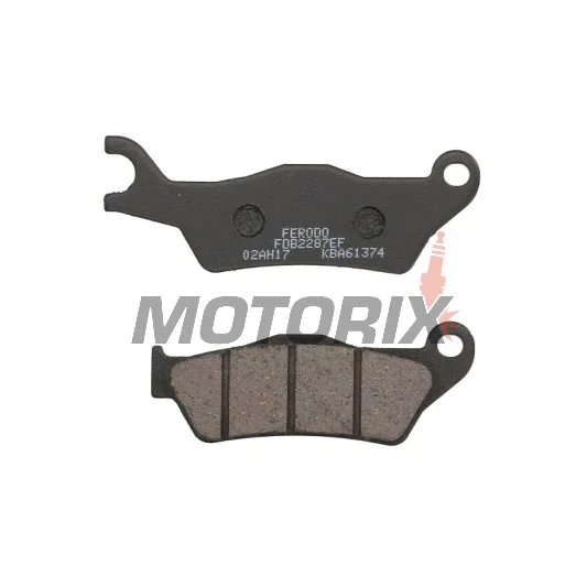 Brzdové destičky -FERODO- FDB2287EF, Honda CBF 125 2009-2017, Suzuki GSX-R/GSX-S 125 2017-2020