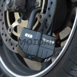 Zámek brzdového kotouče s alarmem -OXFORD- Boss Alarm 16mm, černý