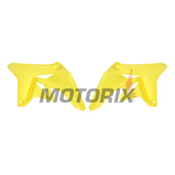 Přední boční plasty -POLISPORT- žluté, SUZUKI RM-Z 250 2007-2009